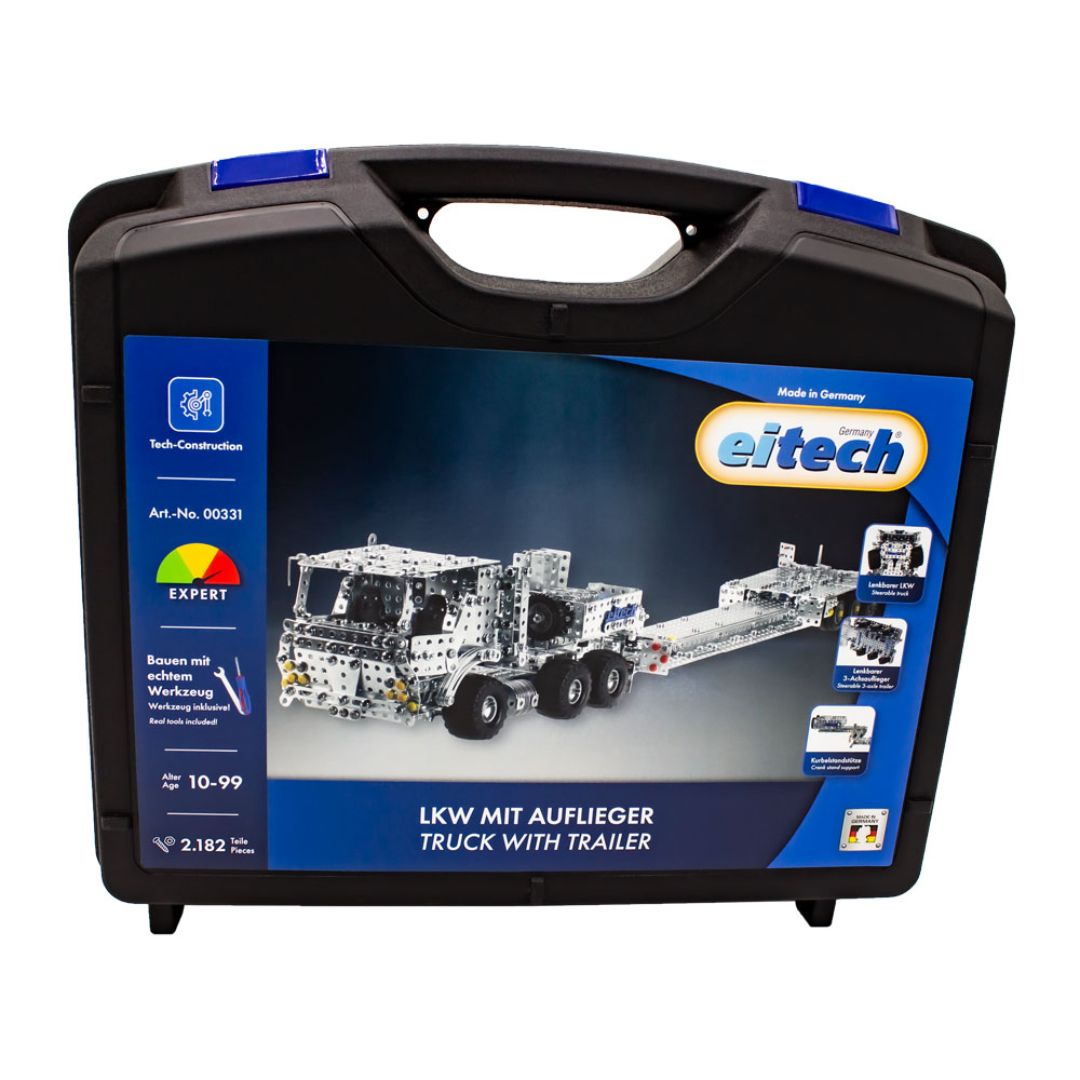 Eitech Construction Set Tank II: Gioco Di Costruzione In Metallo Per Bambini, Sicuro E Resistente