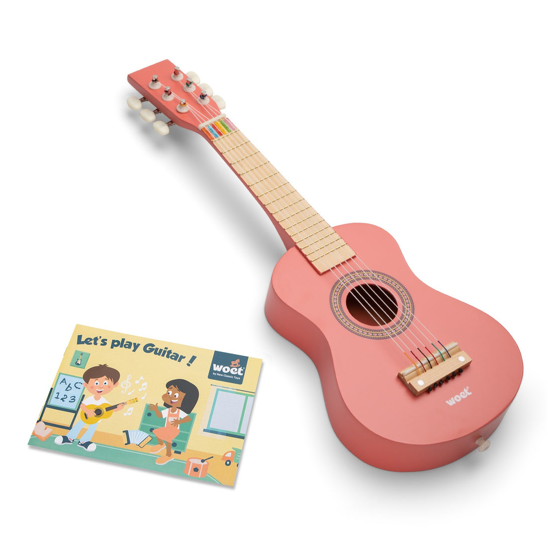 Woet Gitarre - Rot inkl. Lernbuch