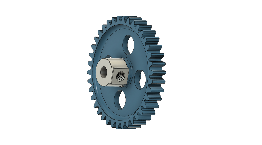 Bushing 1 Module Gear 40 teeth with bushing module M1 | eitech® metal construction kits