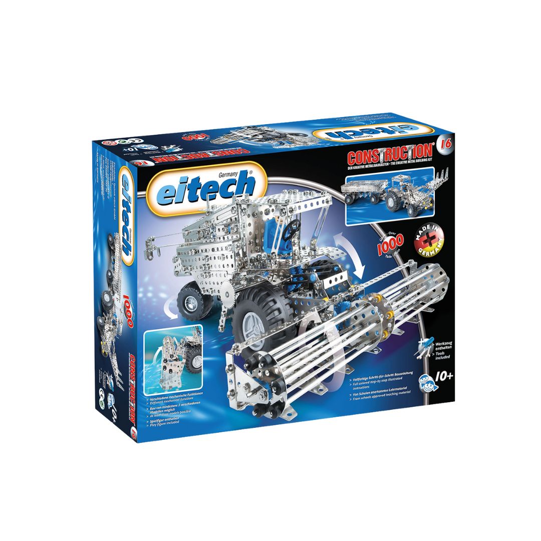 Remote Control Eitech harvester and tractor 1,000 parts | eitech® metal construction kits